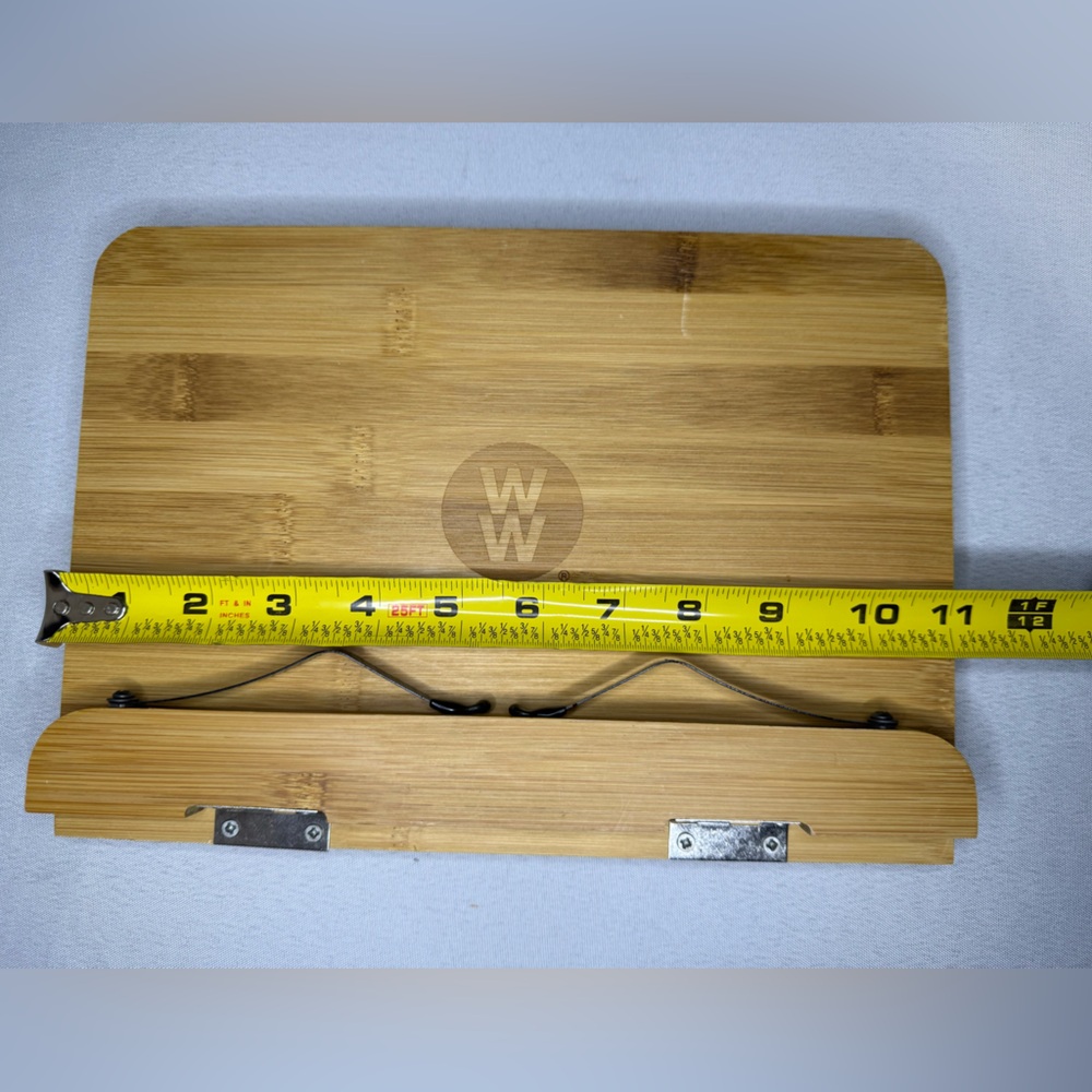 3/$15* Bamboo Book/Cookbook HolderAdjustable Stand For Kitchen/Office 11x8 - New - Picture 9 of 10